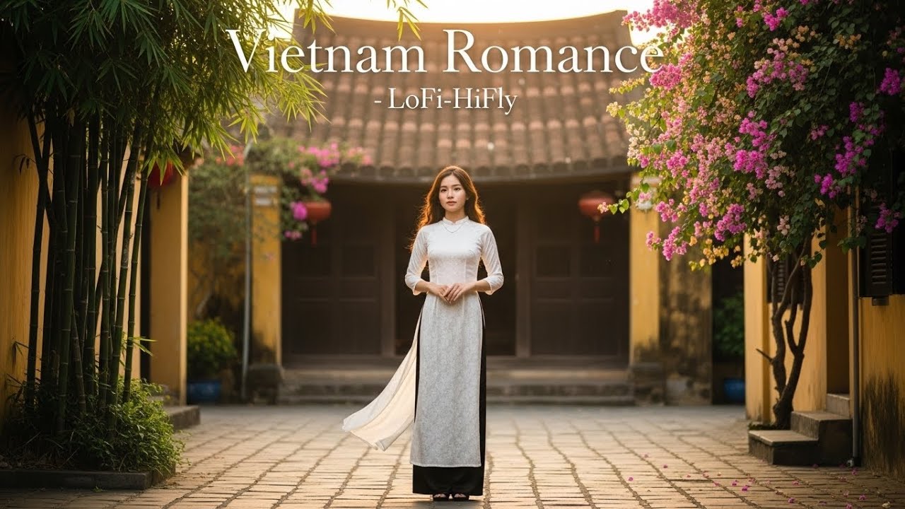 Vietnam Romance – LoFi-HiFly 🌸 Asian Love Guitar Lo-Fi, English–Vietnamese, Chill, Calm & Emotional