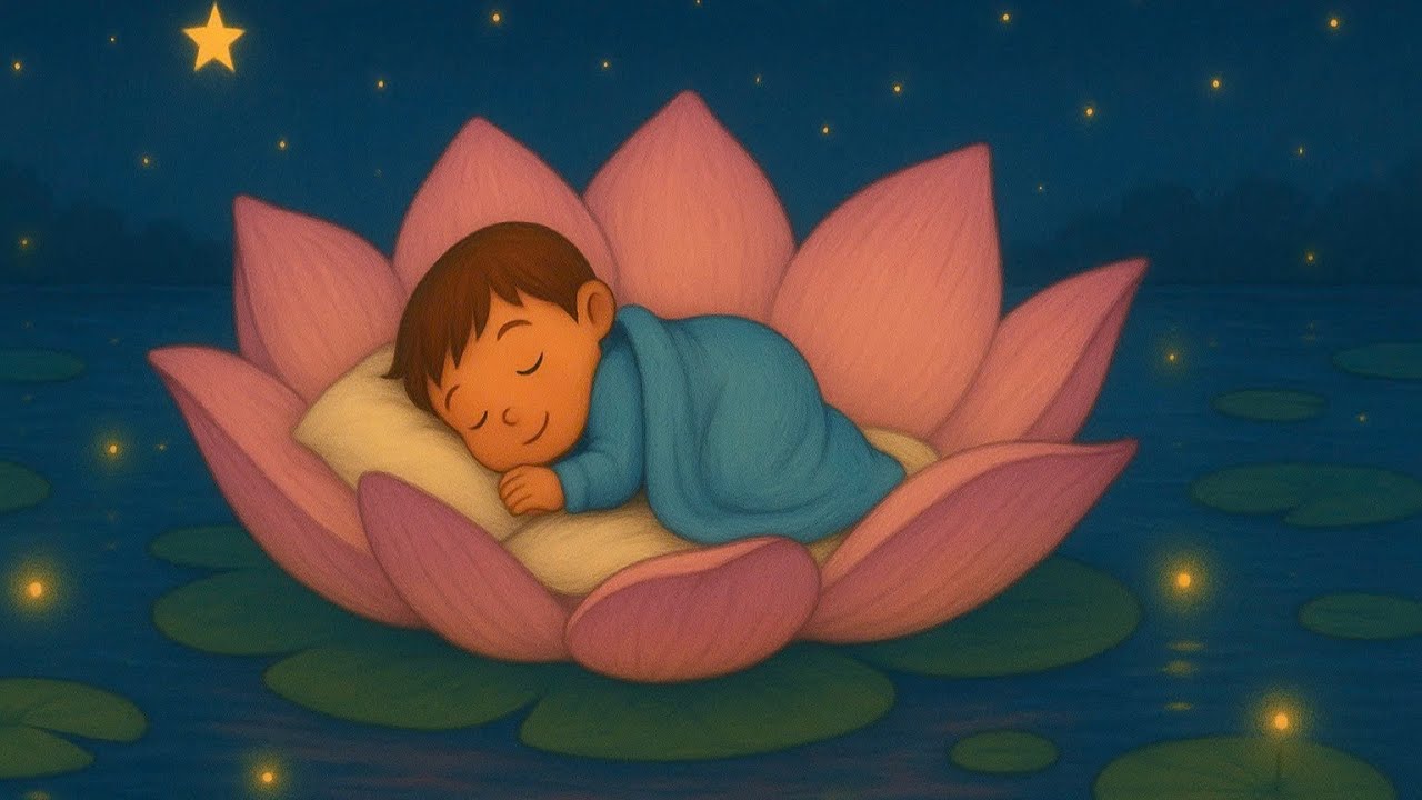 Gentle Night Lullabies in English – Baby Sleep Music for a Peaceful Night 🌙👶 | 8 Hours No Ads