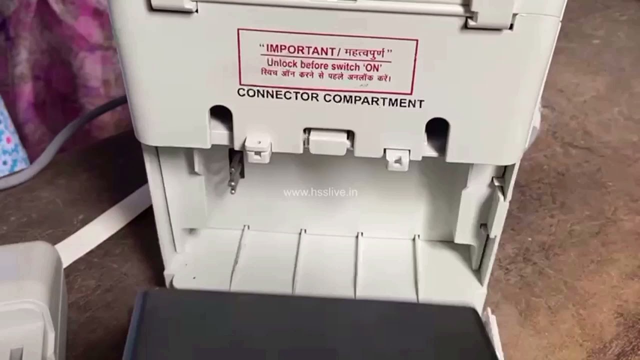 Removing Power Pack Battery from        VVPAT  / Election Help Desk