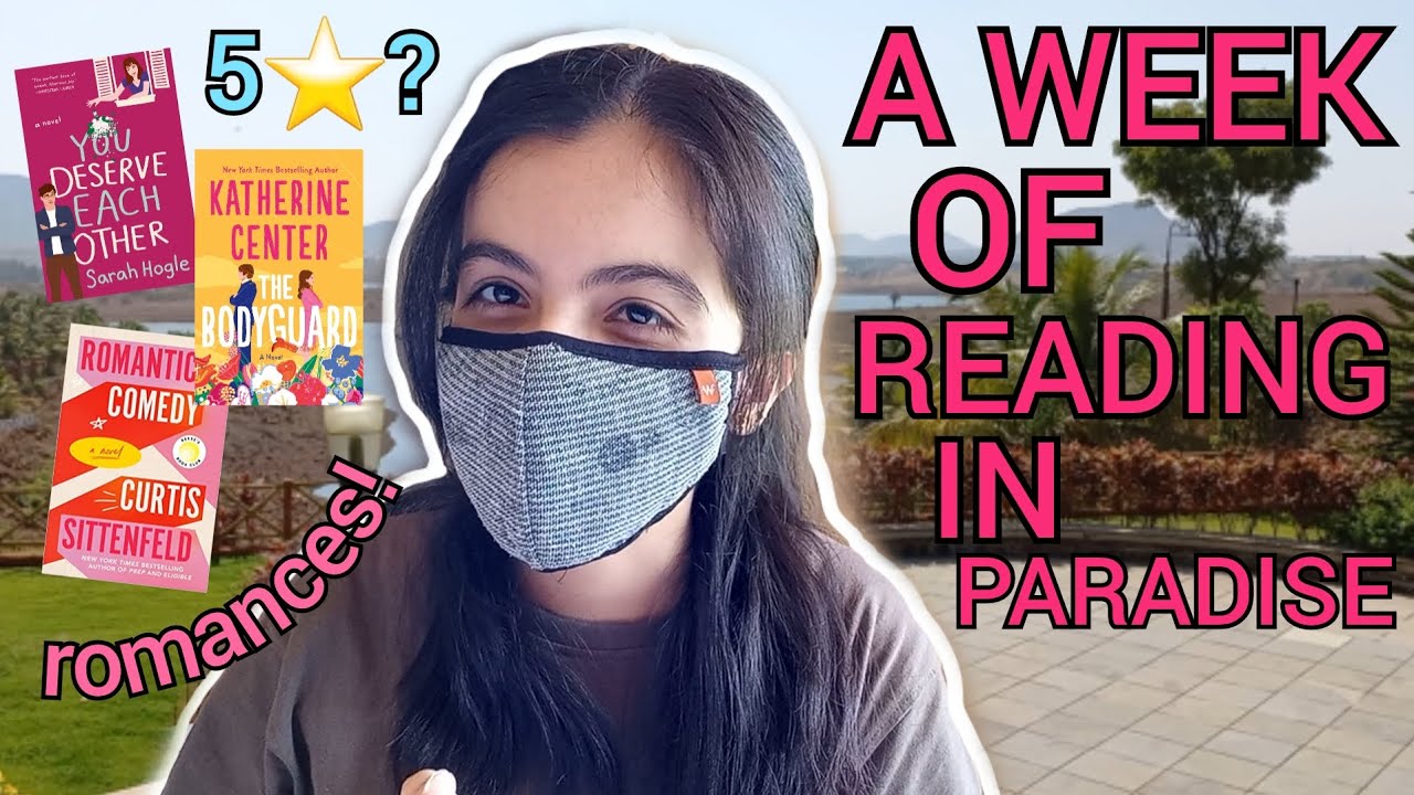A Week of Reading in Book Paradise! Non-spoiler Vlog! 🏖🌊📚💐🥂🌻🌴