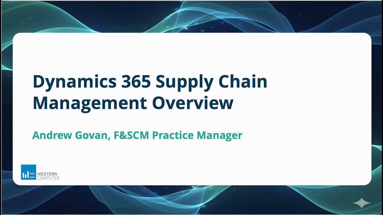 Dynamics 365 Supply Chain Management - 2026