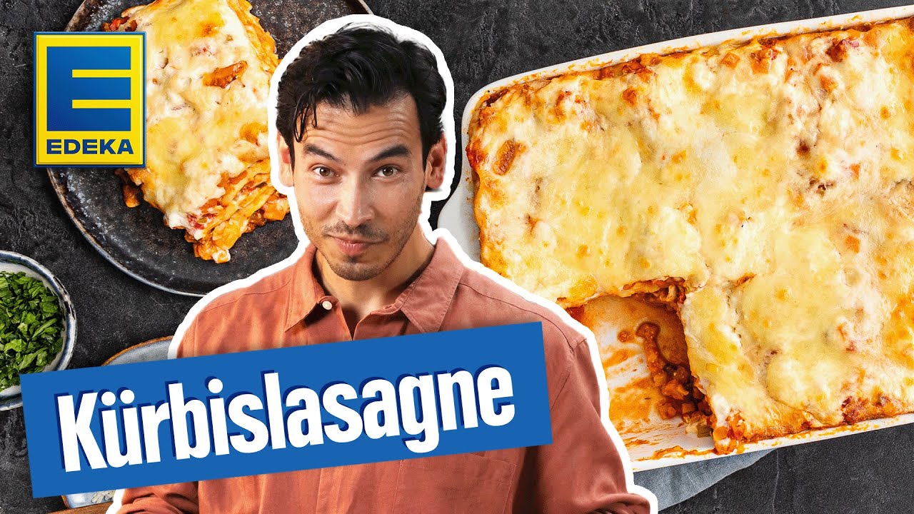 Vegetarische Kürbislasagne | Lasagne Rezept mit Kartoffeln
