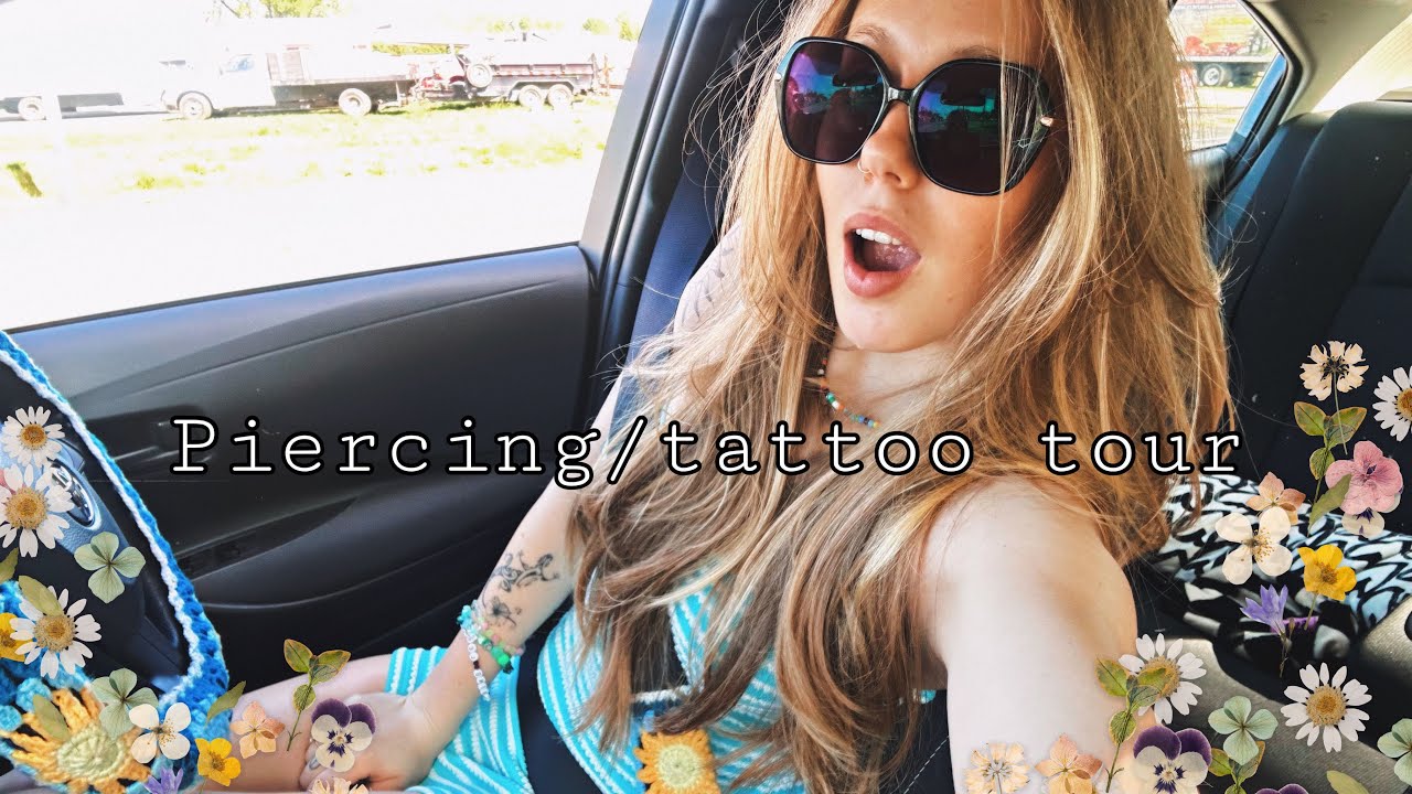 Piercing/tattoo tour of my 12 tattoos and 20+ piercings