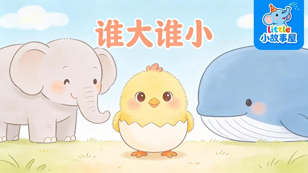 誰大誰小｜Who Is Bigger, Who Is Smaller? ｜幼兒認知故事0–3歲