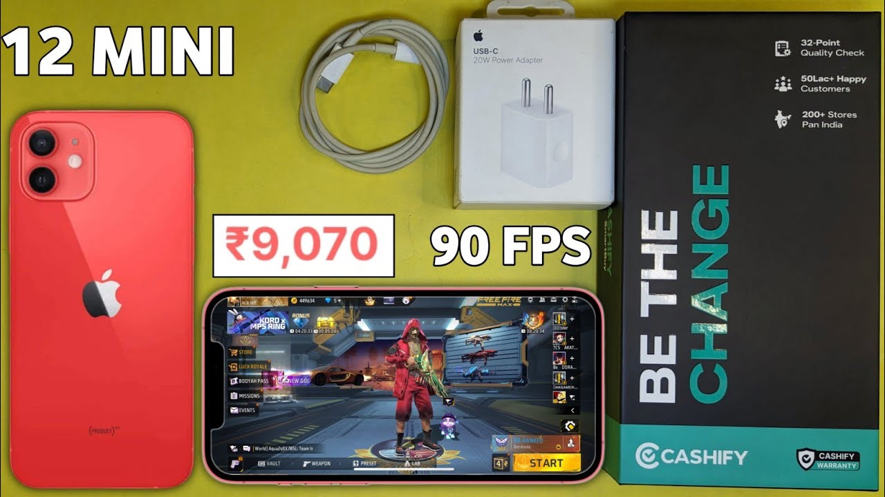iphone 12 mini unboxing hindi / iphone 12 mini unboxing gaming test / iphone 12 mini free fire test