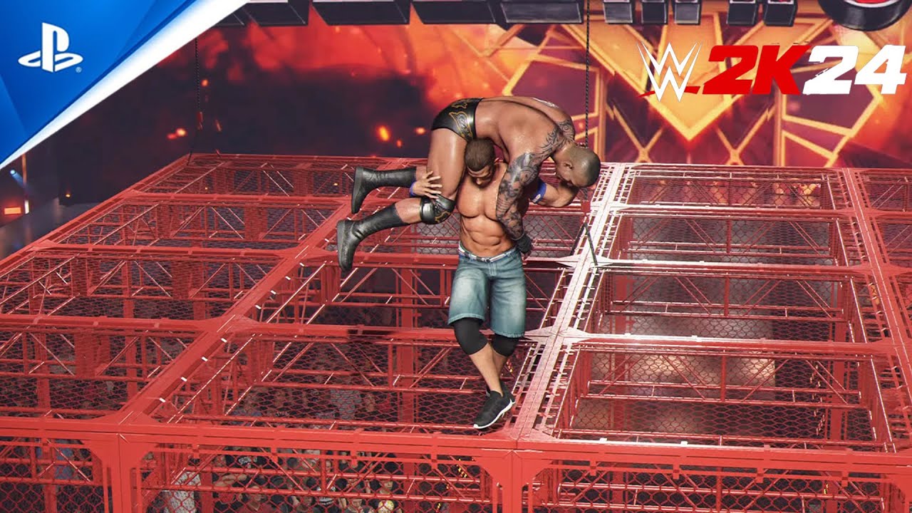 WWE 2K24 - Джон Сина против Рэнди Ортона | Матч 