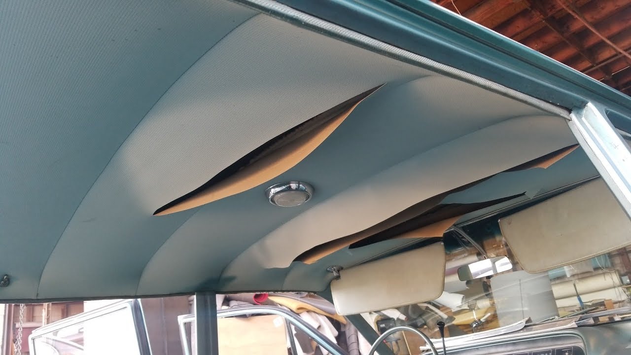 Como Tapizar un Techo de Varillas para un Carro Clasico