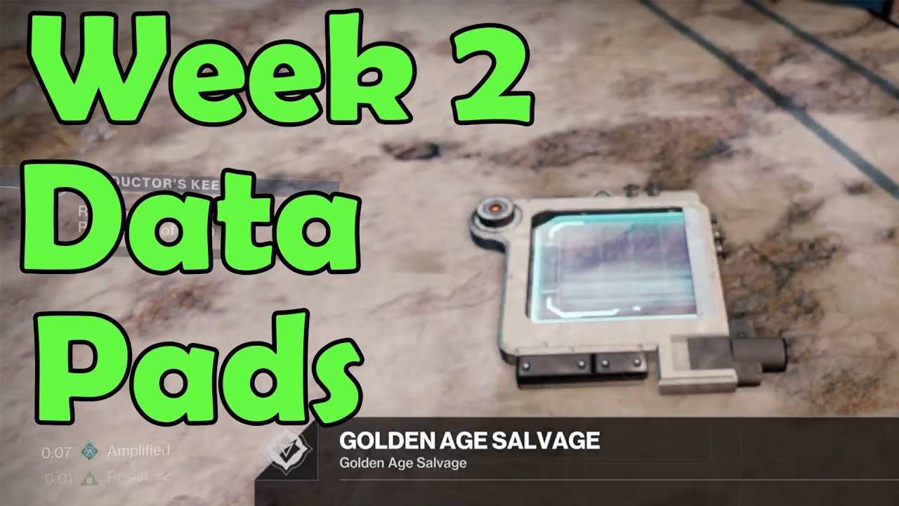 All 10 Golden Age Cache's (Week 2) in Destiny 2.