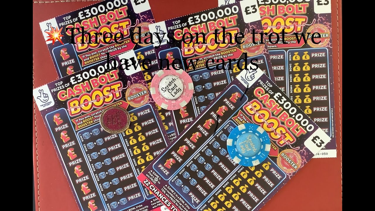 💥💥Whoop whoop, three days on the trot with the new cards, this time we have the £3 Cash Bolt Boost🤑🤑
