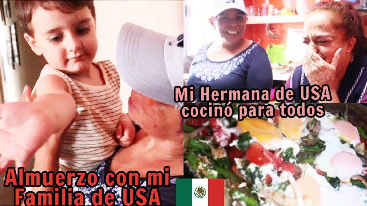 🤗Almuerzo con mi Familia de USA nuestras actividades en Familia mi hermana de USA cocinó para todos😲