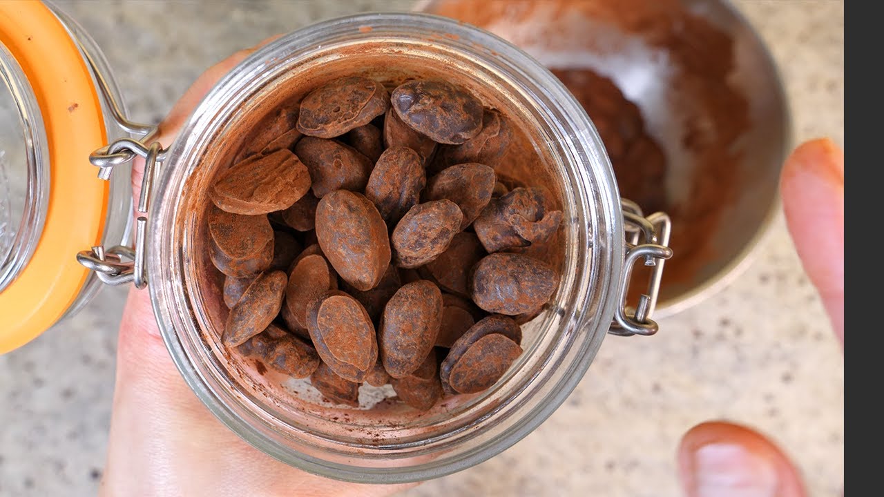How to make chocolate coated almonds | Keto vegan and gluten-free