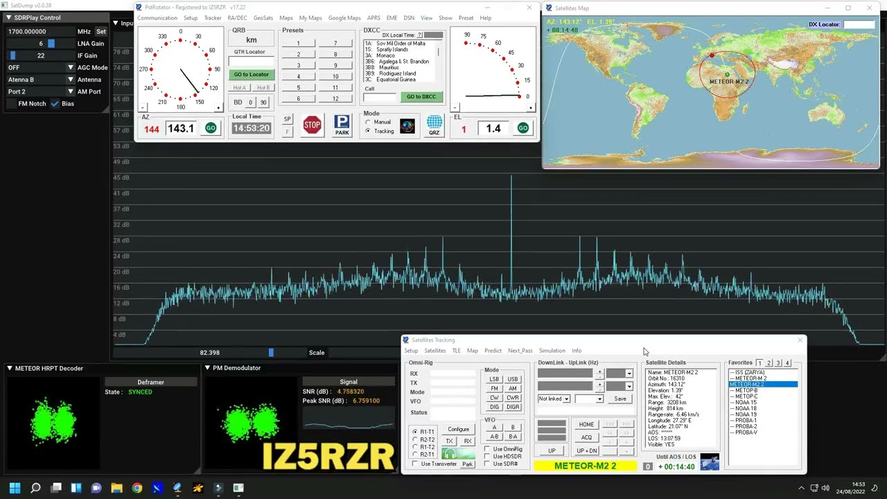 SATELLITE TROPOSCATTER - IZ5RZR