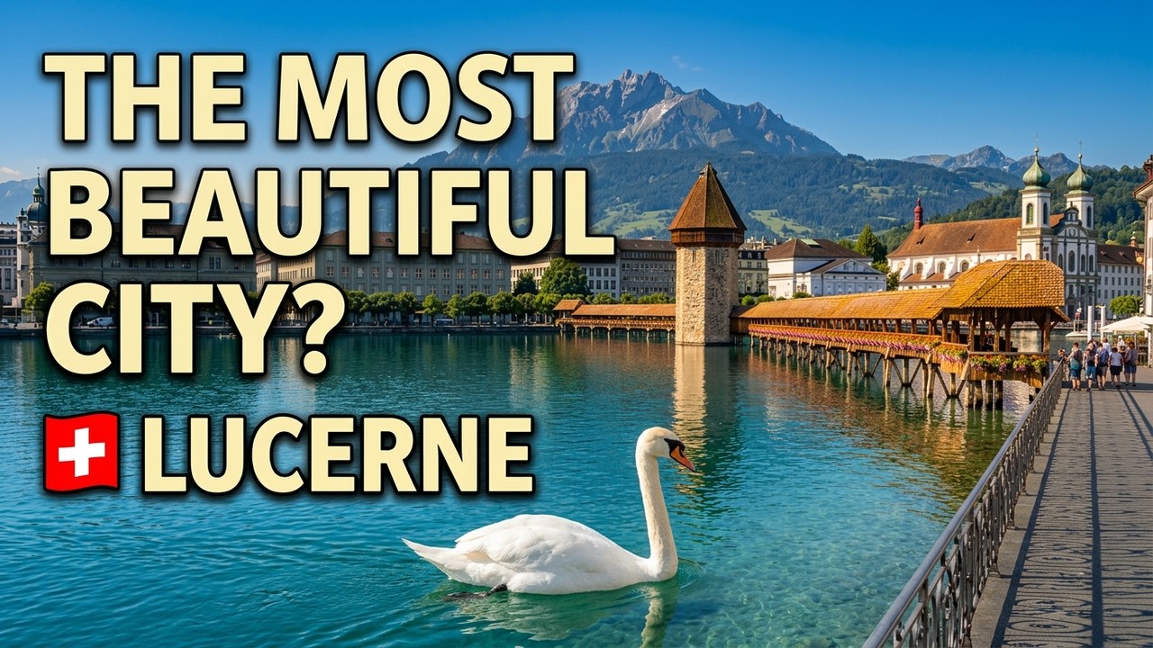 The Most Beautiful City in Switzerland? 🇨🇭Lucerne | Walking Tour with Stunning Views