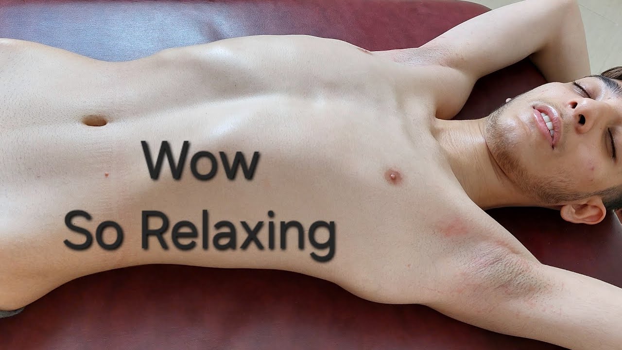 ASMR POV Deep Relaxing Head, Face, Chest & Belly Button Massage for Stress Relief & Deep Sleep ,Calm