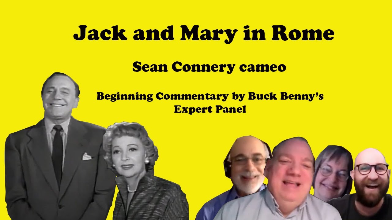 Jack Benny TV Show: Jack and Mary in Rome with Sean Connery Cameo 1957-01-13