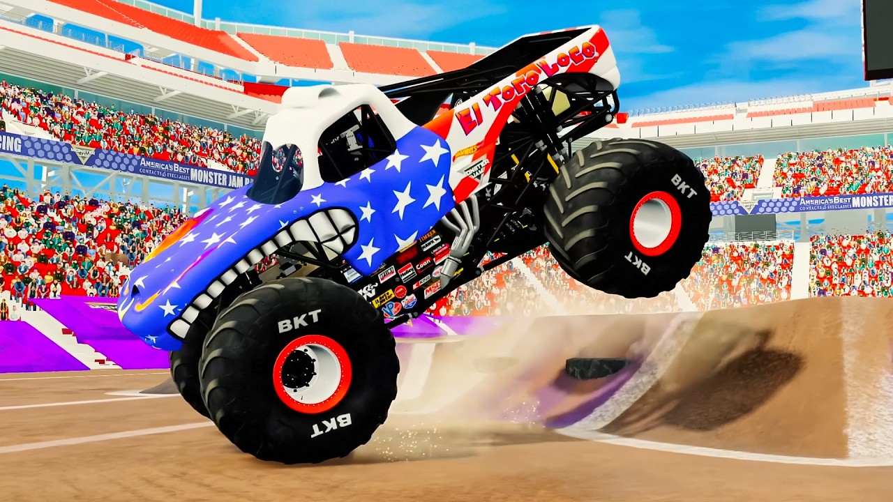 Monster Truck World Finals 2026 : Freestyle Stunts & High Jumps  | BeamNG.drive 4K