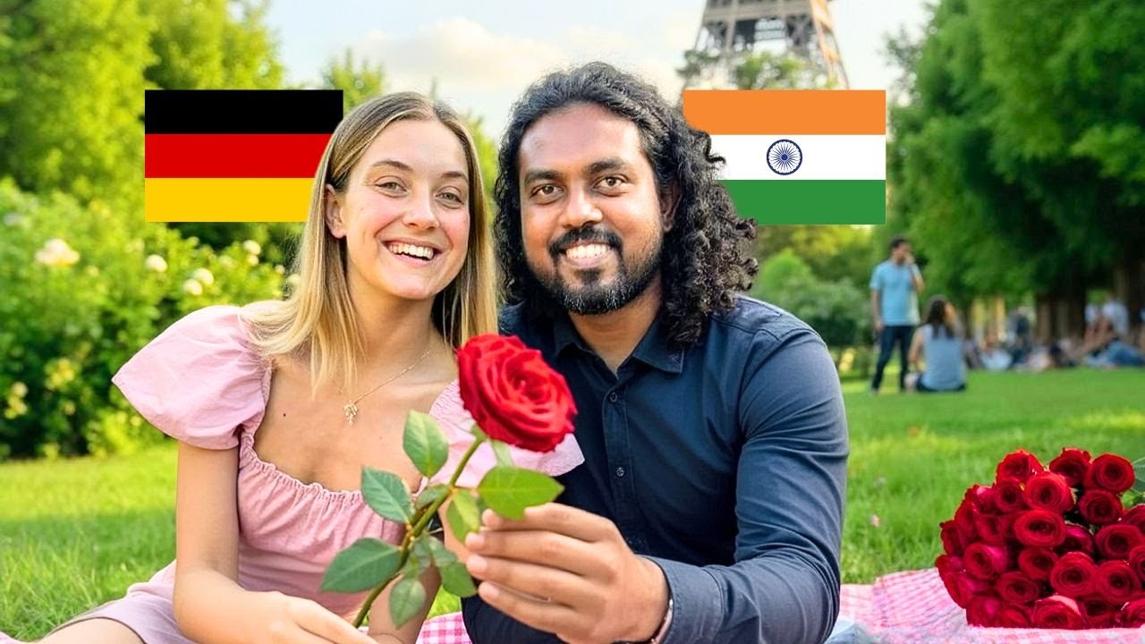 Романтическое свидание с моей немецкой женой в Париже 🇮🇳❤️🇩🇪