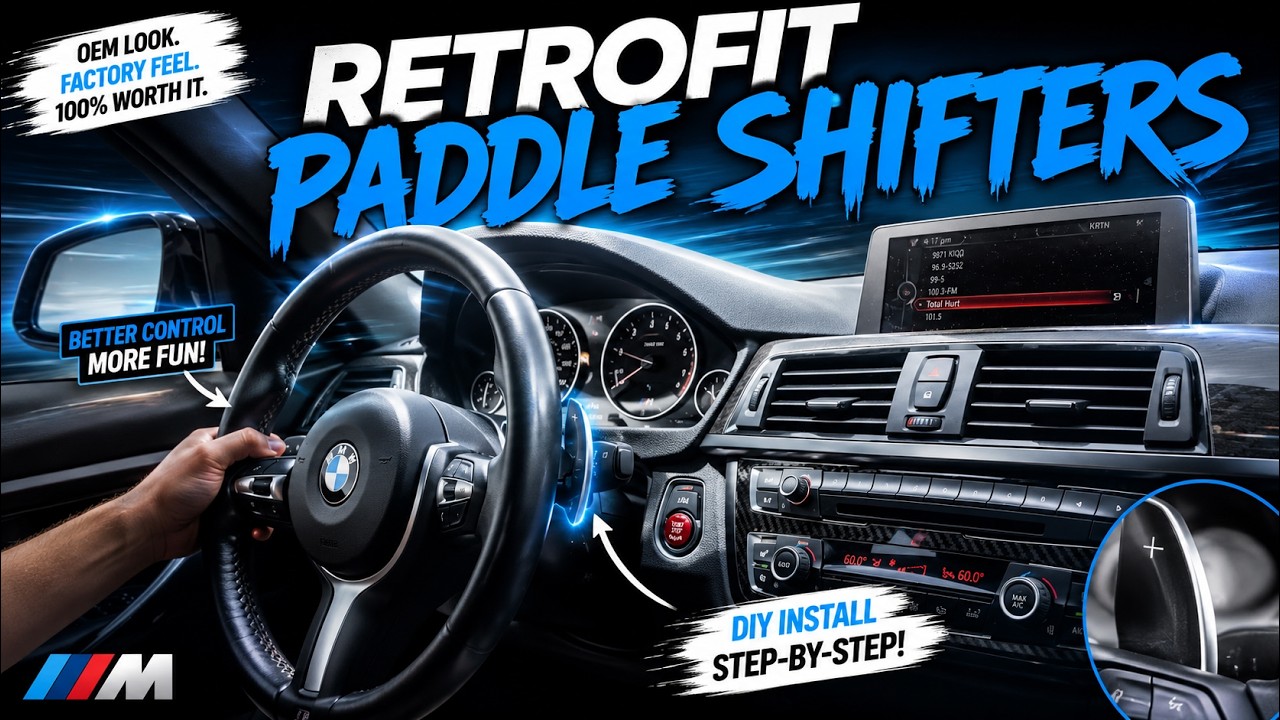 How to retrofit paddle Shifters into your F30 BMW