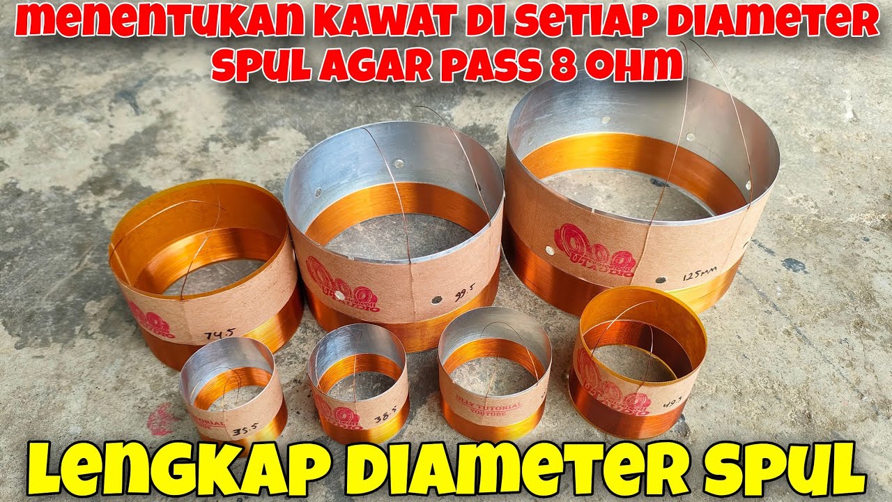 Ukuran kawat spul dan diameternya lengkap