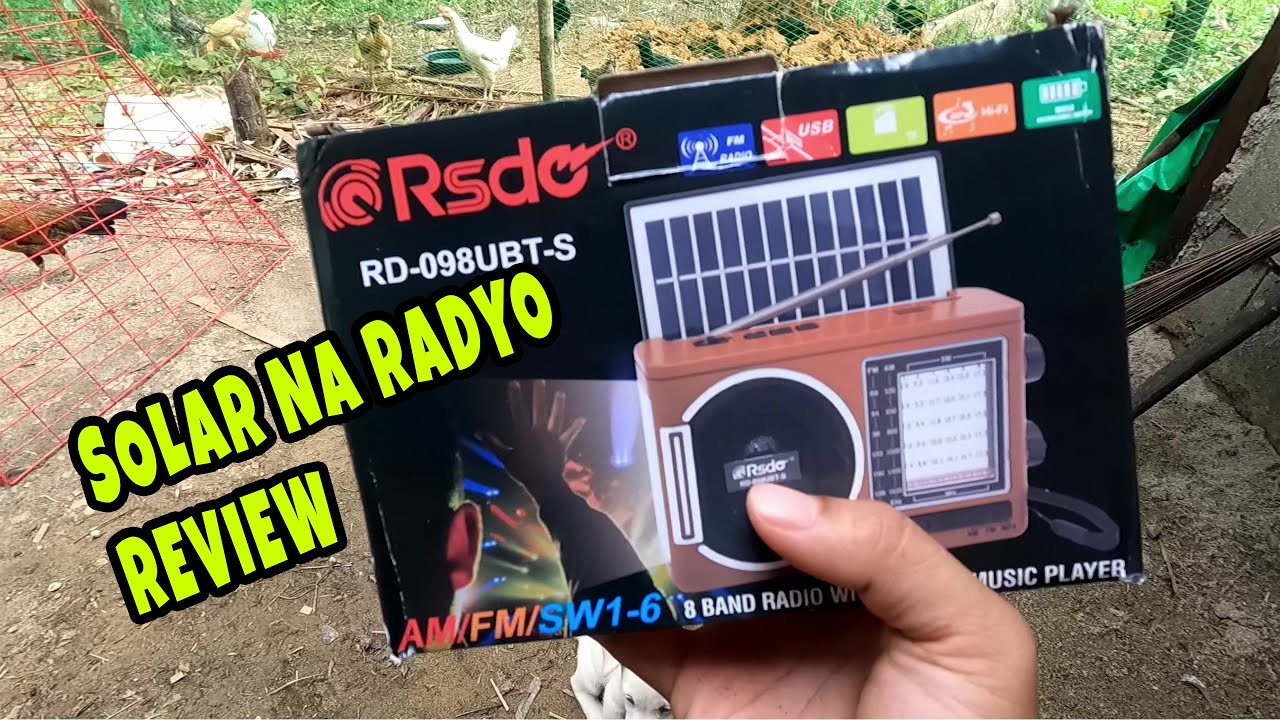 SOLAR AM/FM RADIO WITH USB REVIEW
