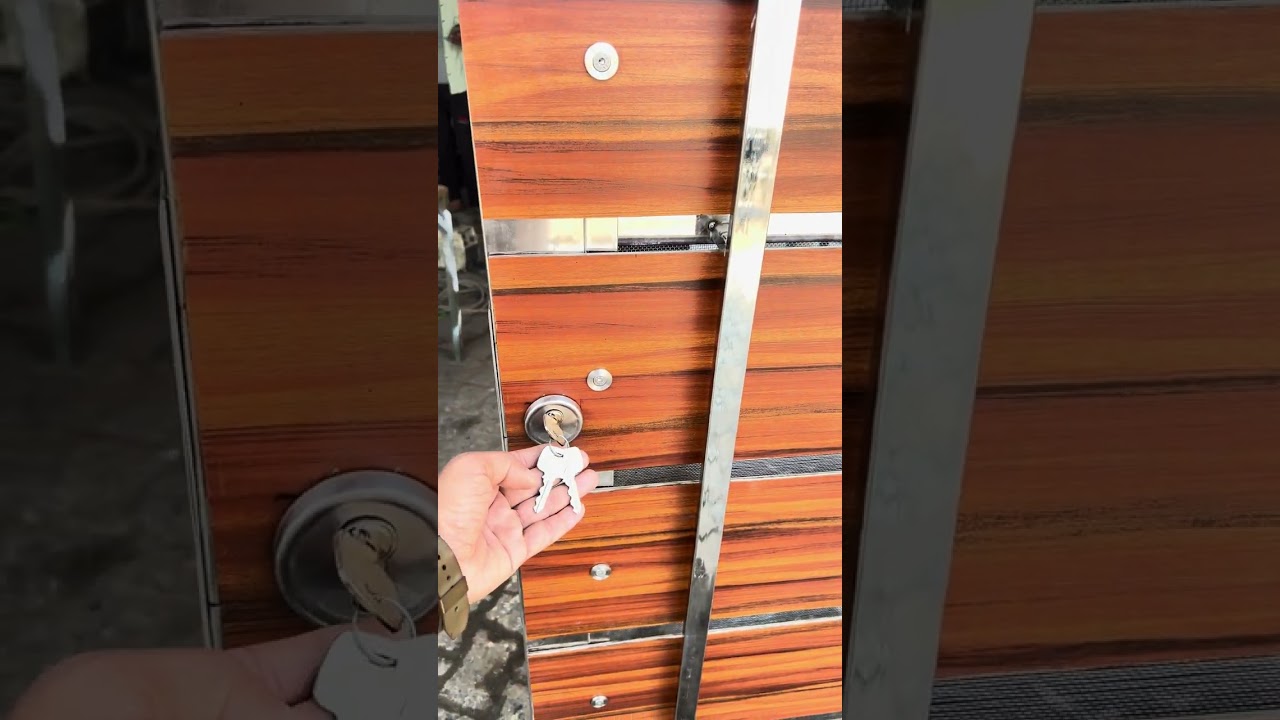 Guys hamara entrance gate ready ho gya hai with lezar ￼cuting kein sath and Hpl sheet kein sath