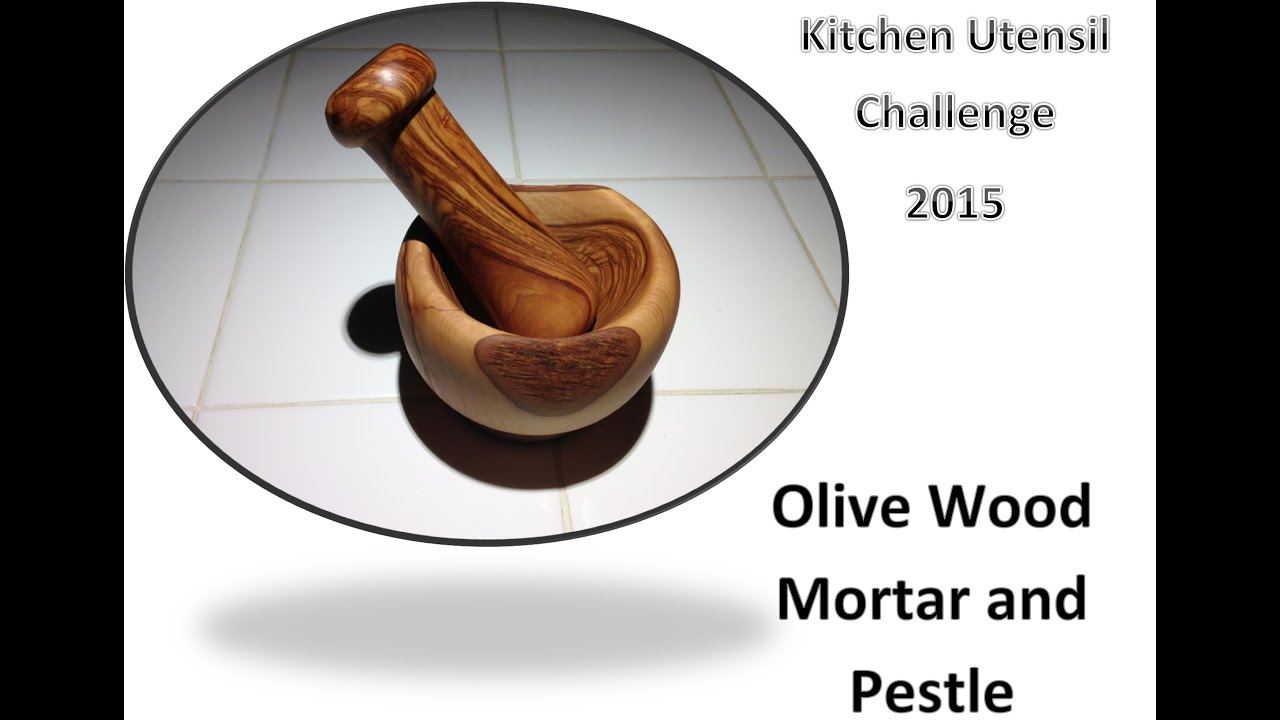 Olive wood Mortar and Pestle
