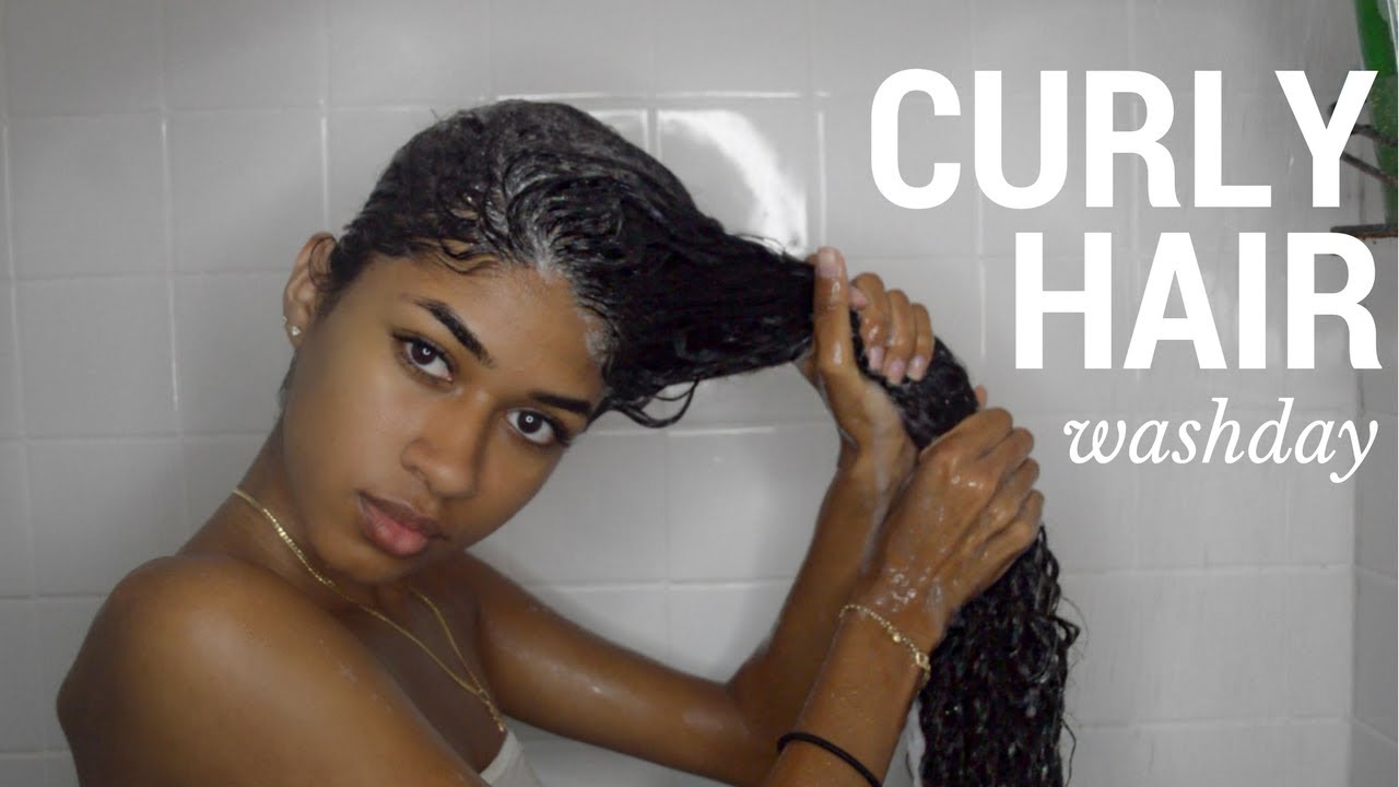 Curly Hair Wash Day