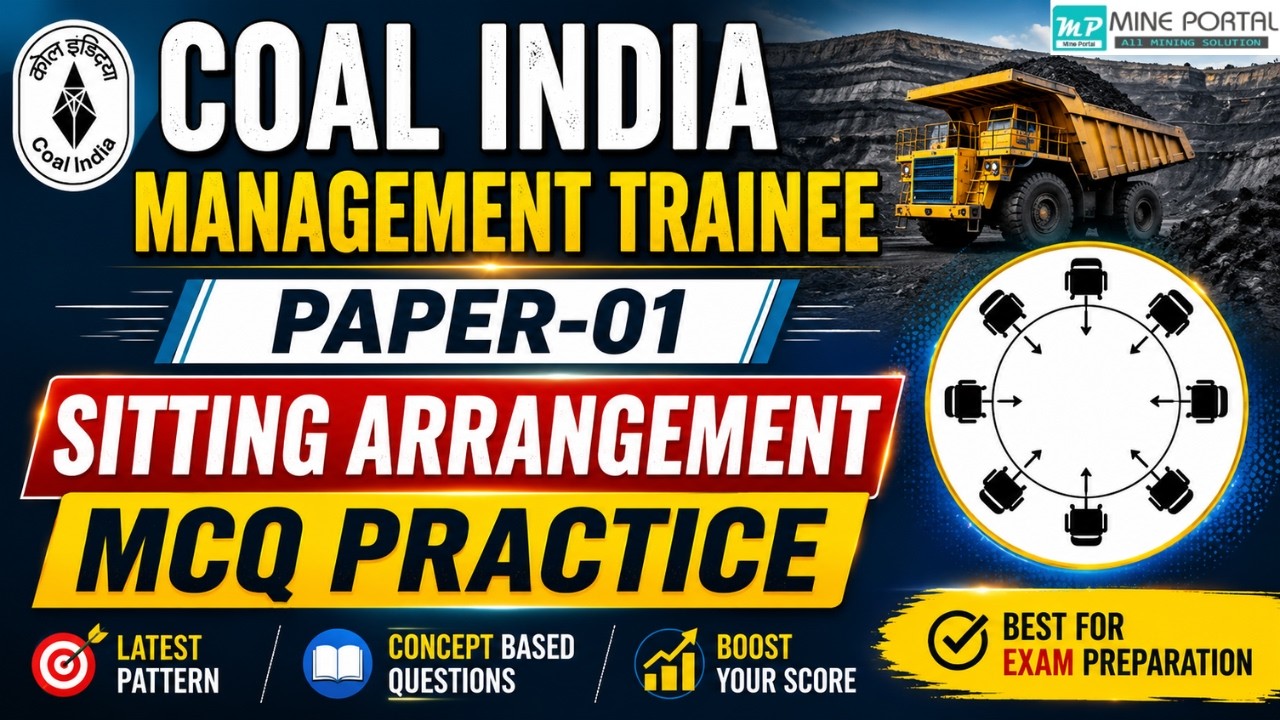 COAL INDIA  Management Trainee Paper - 01 |Common syllabus|