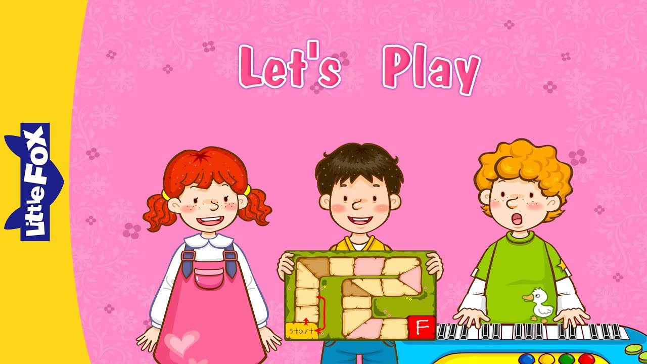 Let's Play! | Learning Songs | Conversation 1 | Little Fox | Animated Songs for Kids