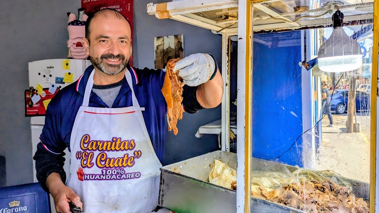 HUANDACAREO MICHOACÁN... Así es La Comida Tradicional ¿Qué Comer ? 