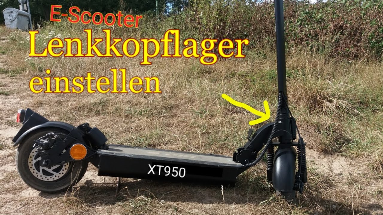 E-Scooter 🛴 Lenkkopflager einstellen Blus Stalker XT950 S950