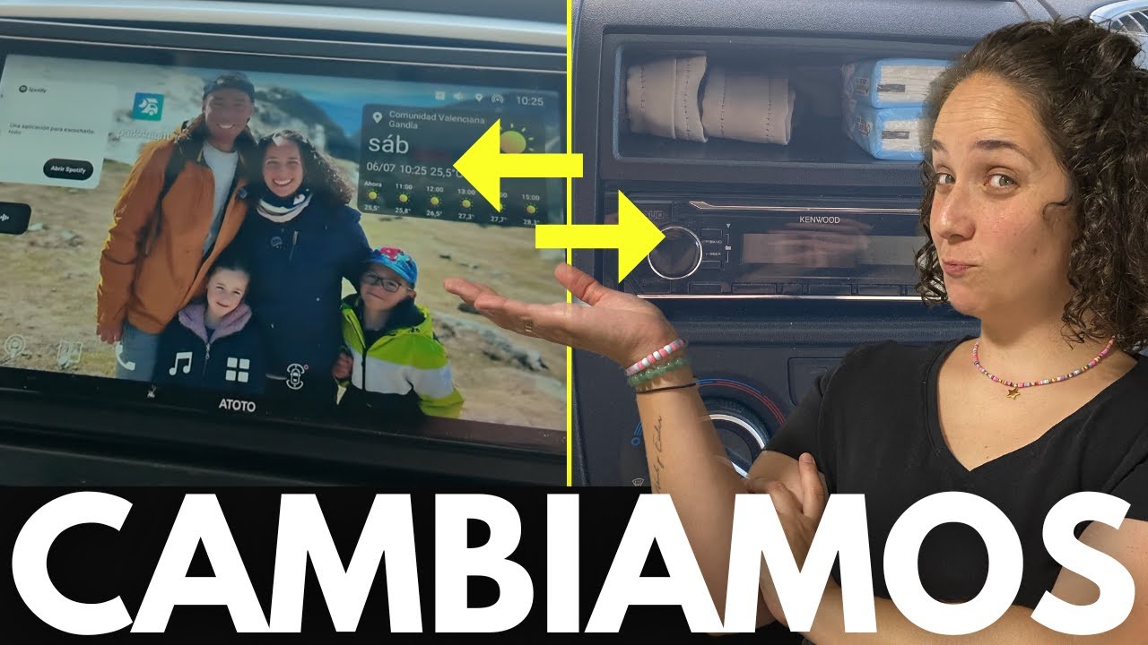 ✅ Cómo INSTALAR CÁMARA trasera en AUTOCARAVANA  y PANTALLA doble DIN Atoto X10