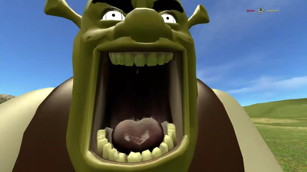 SCARY SHREK @ GREENMOUNT FIELD #gmod