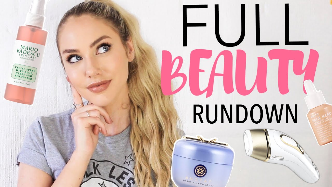 My (AT HOME) Beauty Routine // Hair, Body & Skin