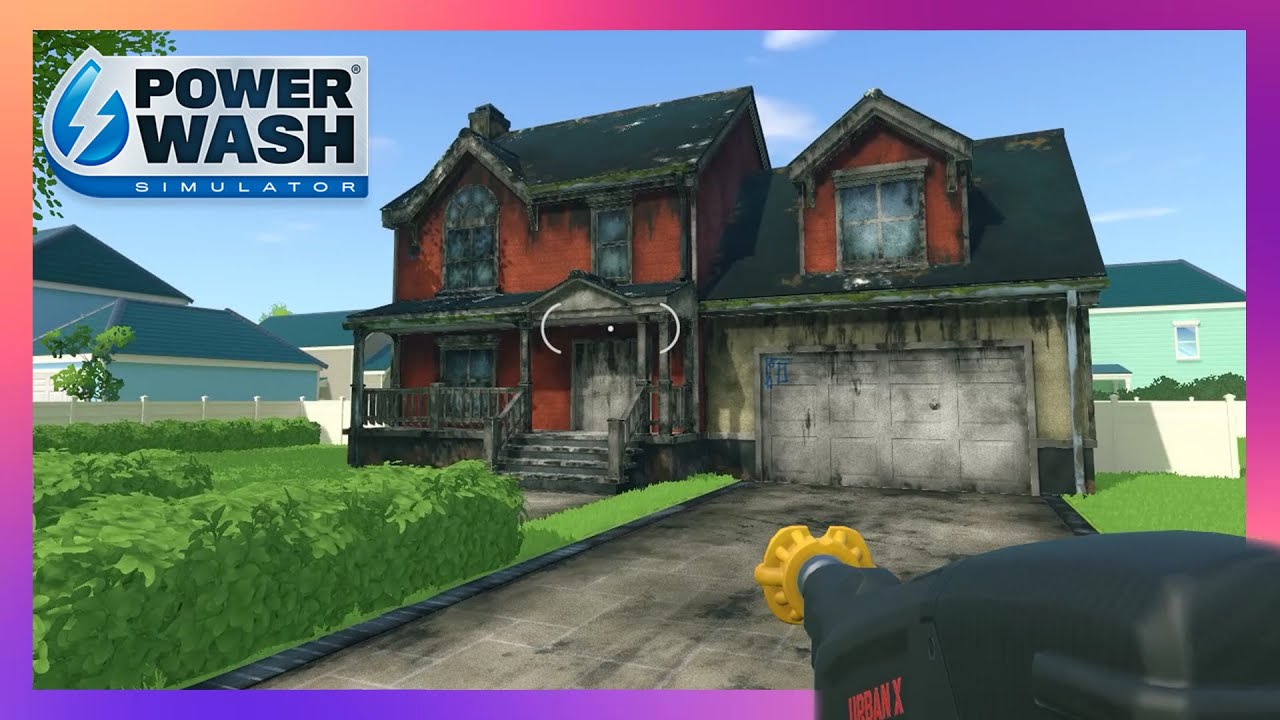 POWER WASH SIMULATOR - CLEAN THE DETACHED HOUSE | SINGLE PLAYER WALKTHROUGH (No Commentary)