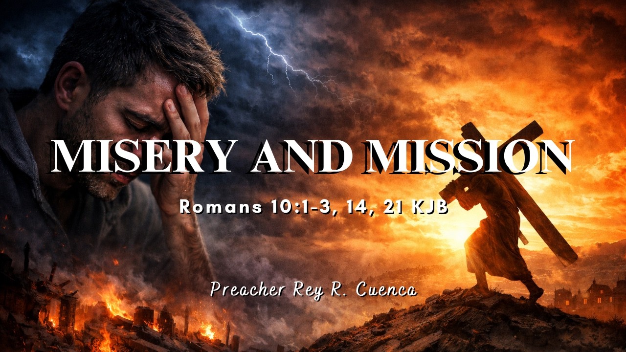MISERY AND MISSION | Preacher Rey Cuenca