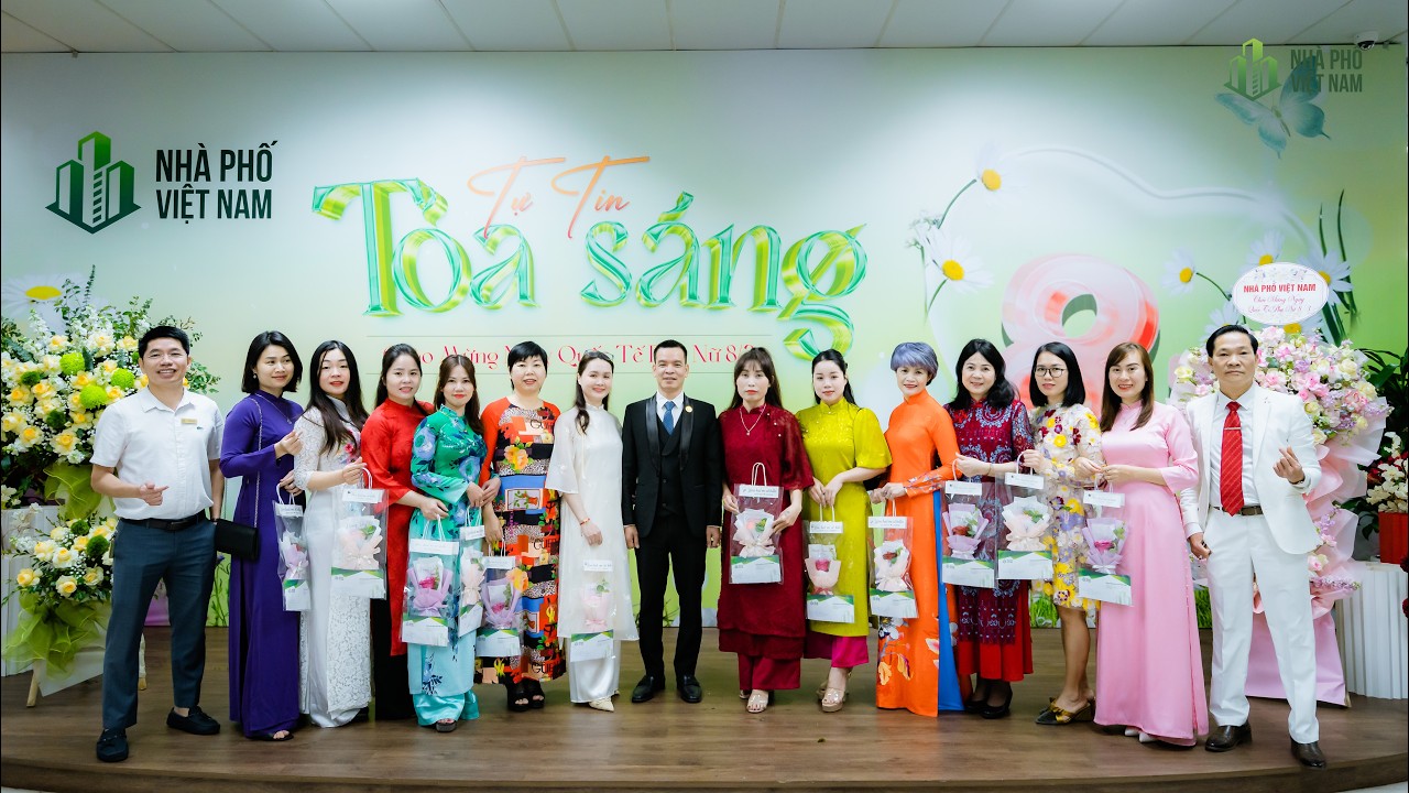 NGÀY 8/3 TỰ TIN TOẢ SÁNG CÙNG PHỤ NỮ NHÀ PHỐ VIỆT NAM