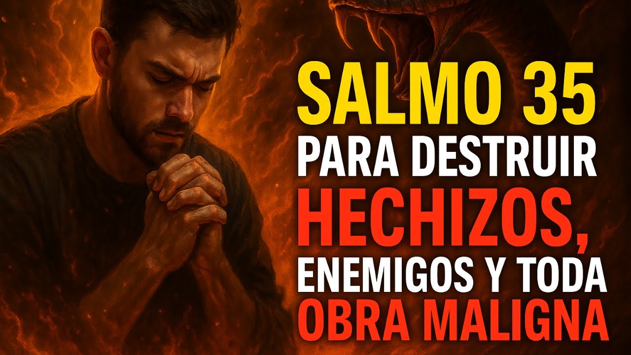 🔥 SALMO 35 – PODEROSA ORACIÓN CONTRA ENEMIGOS, ENVIDIAS Y BRUJERÍAS 🙏