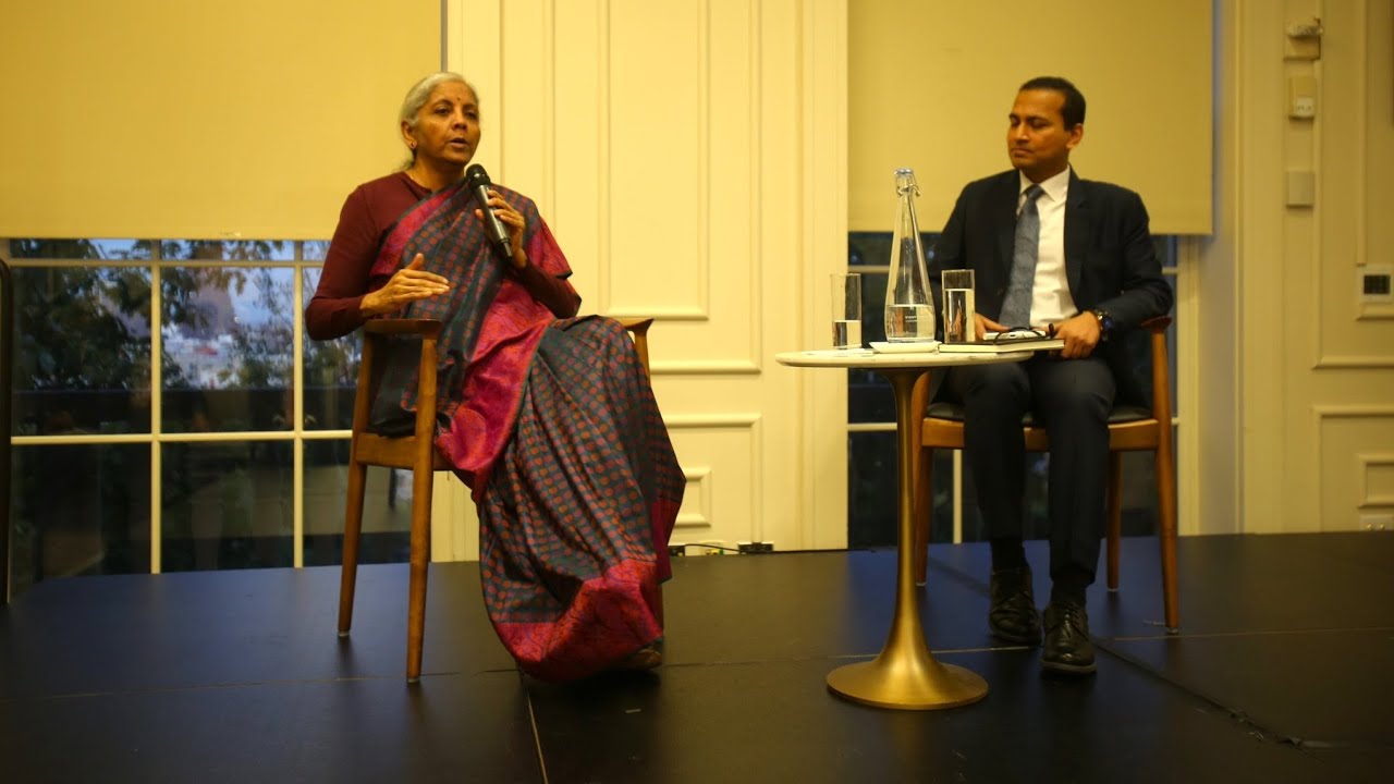 Smt Nirmala Sitharaman's interactive session at Columbia University, in New York, USA