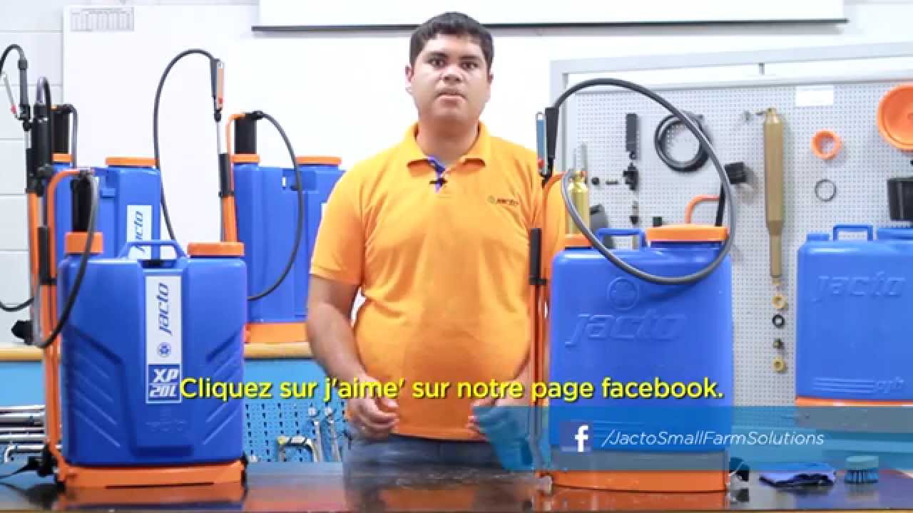Comment nettoyer votre pulvérisateur à dos Jacto