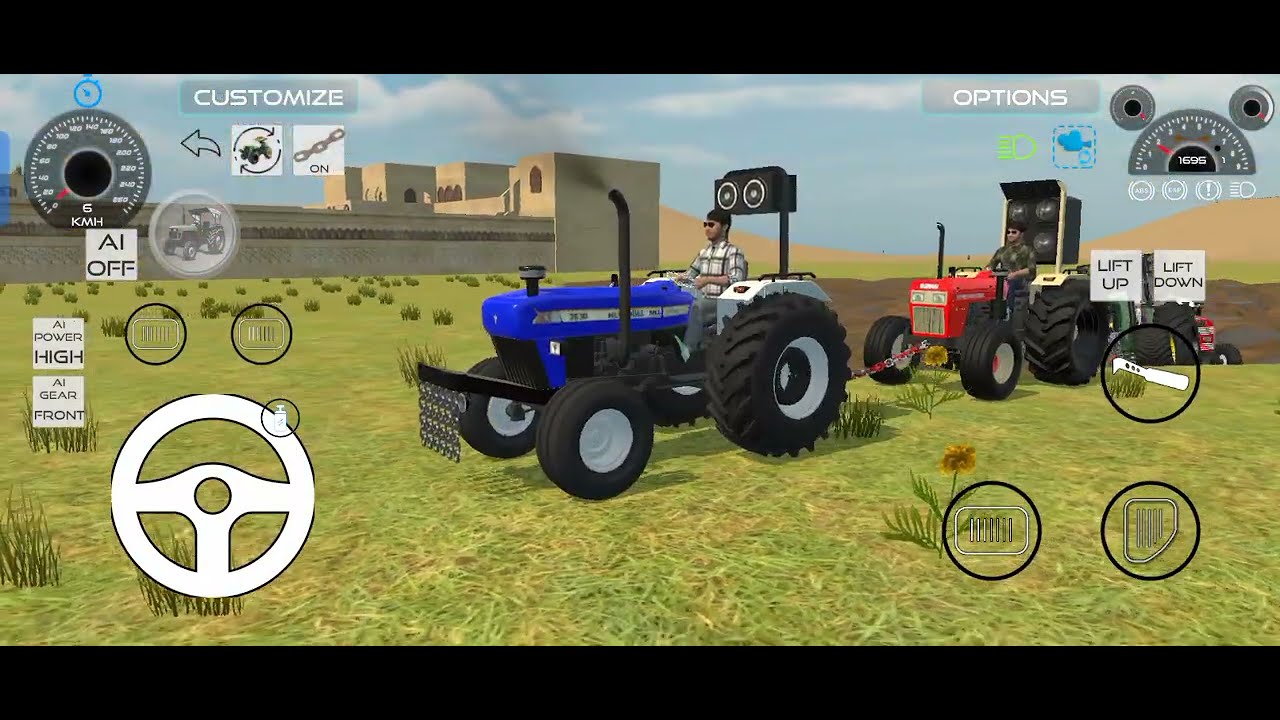 Tractor fas Gaya Mati mein # 