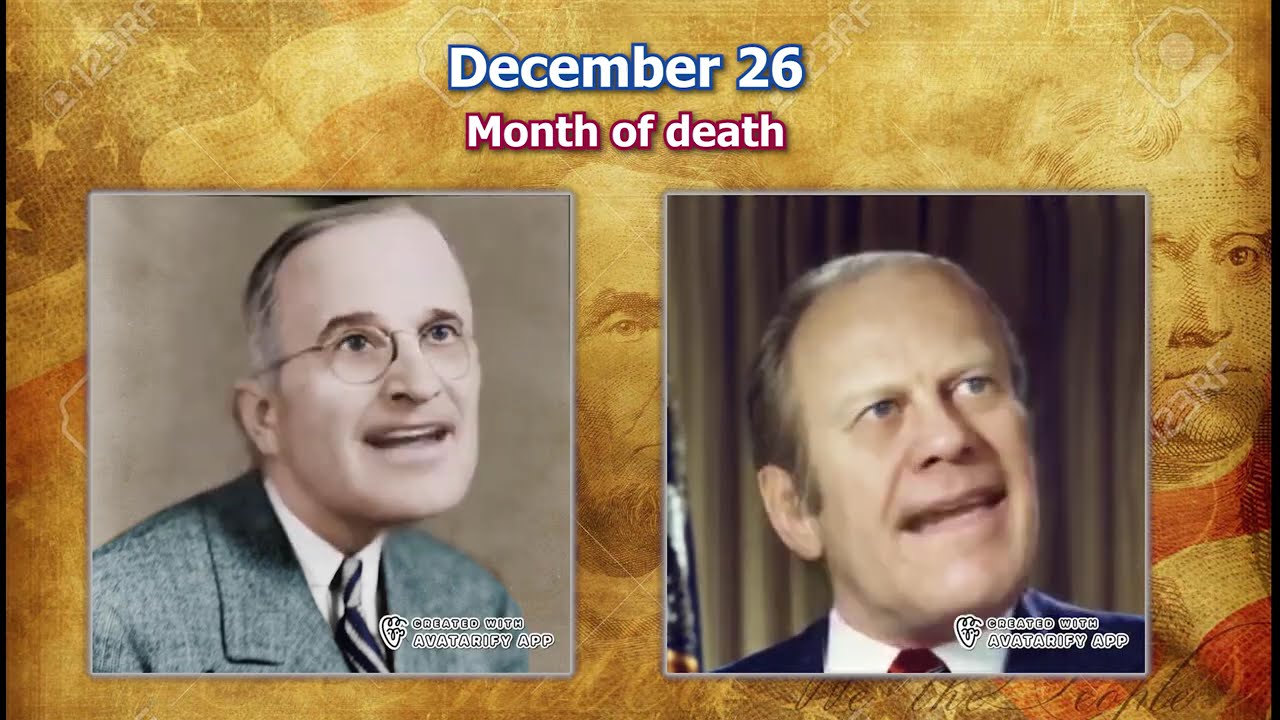 🇺🇸🎶 US Presidents Sing Random Songs in Order of Birth and Death Months ⏱️📅