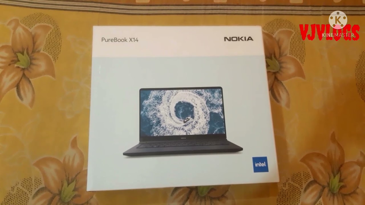 My new laptop 💻 Nokia purebook X14 unboxing ! light weight 1.1kg ! my first vlog ! VJ Vlogs 💥