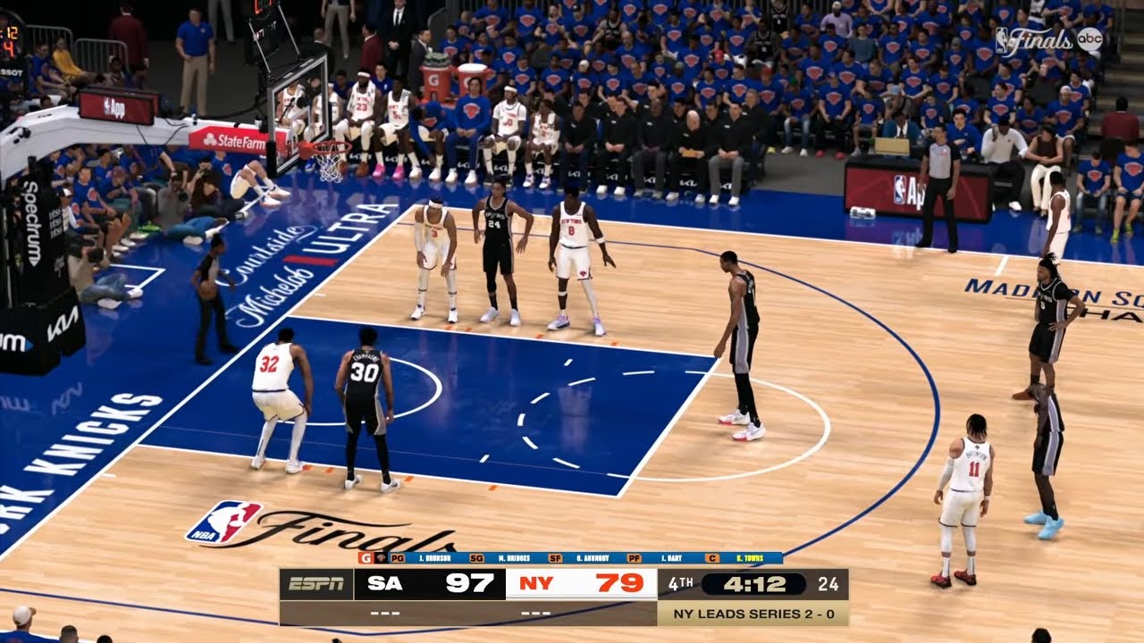 NBA LIVE! New York Knicks vs  San Antonio Spurs GAME 3 | June 9, 2026 | NBA 2K26 SIMULATION
