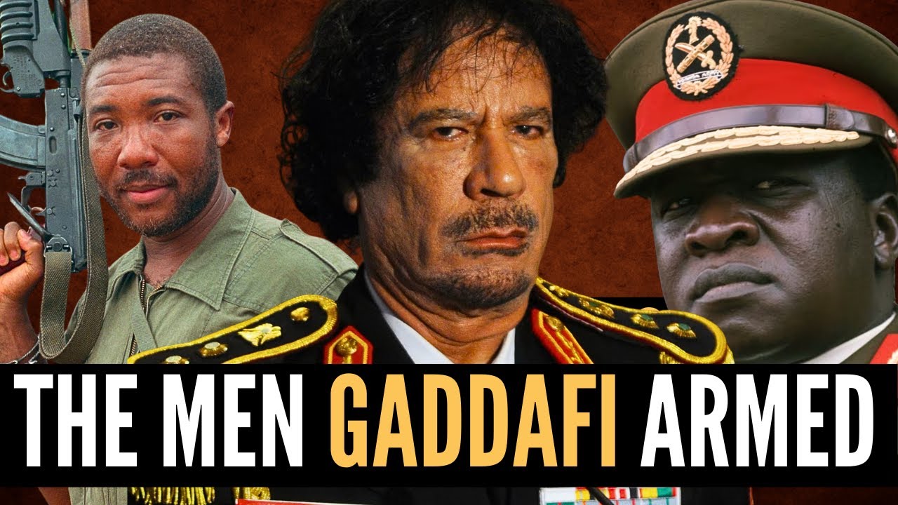 HOW GADDAFI ARMED IDI AMIN, CHARLES TAYLOR & MANDELA