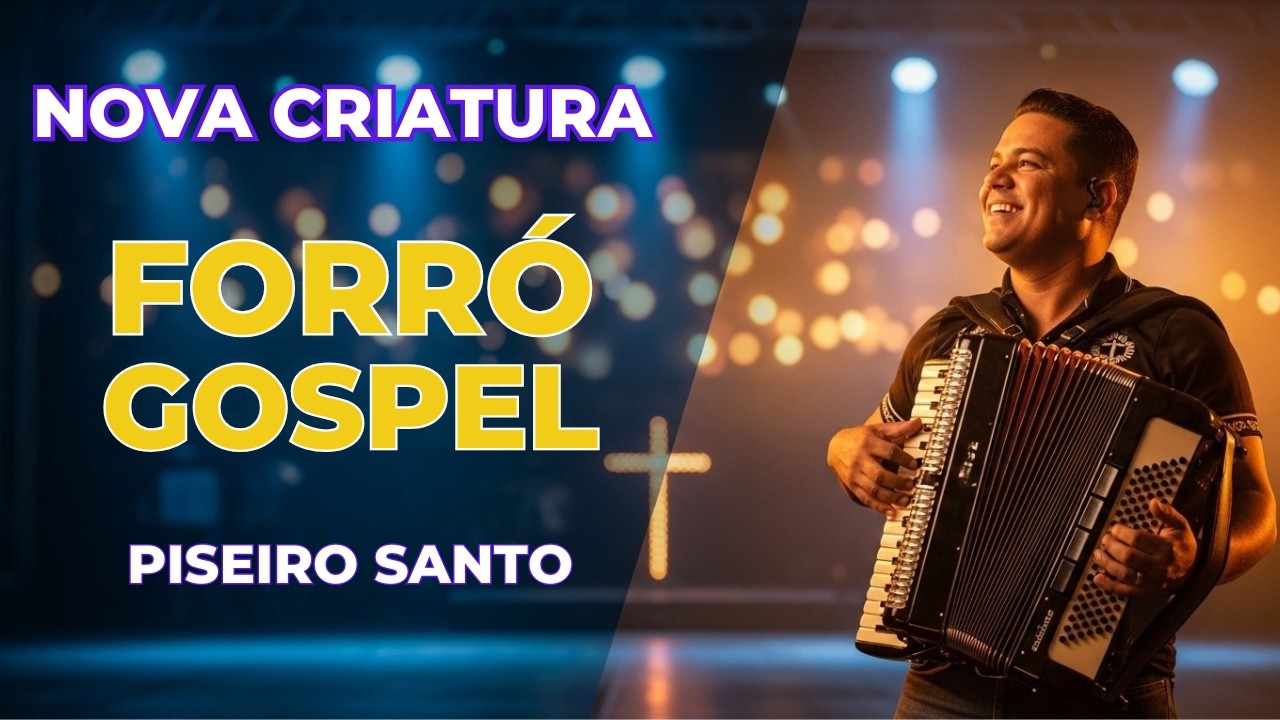 Hoje Eu Sou Nova Criatura | Forró Gospel Que Enche o Coração | Piseiro Santo