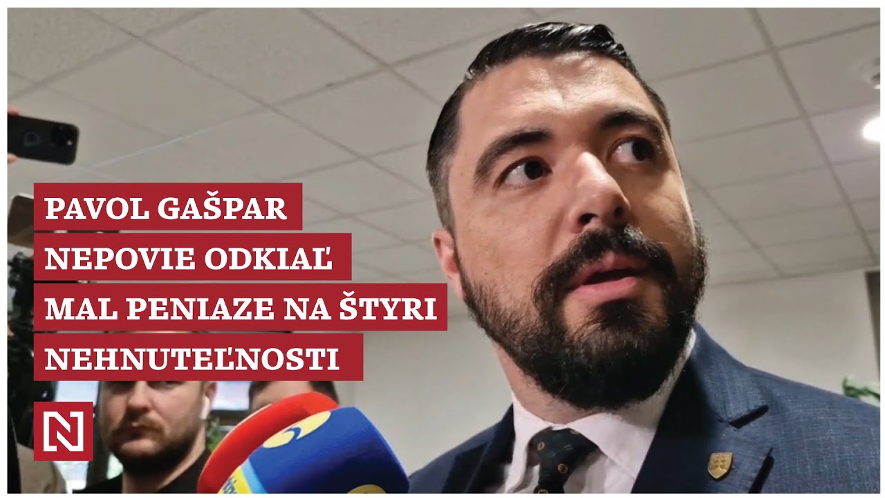 Pavol Gašpar pod paľbou otázok: Nie som povinný povedať vám odkiaľ som mal na štyri nehnuteľnosti