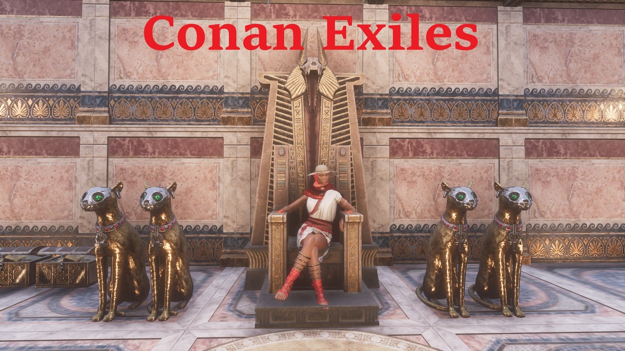 Conan Exiles AGE of HEROES выживание на официальном сервере №8