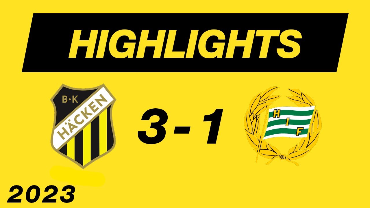 BK Häcken - Hammarby IF (3-1) Allsvenskan 2023