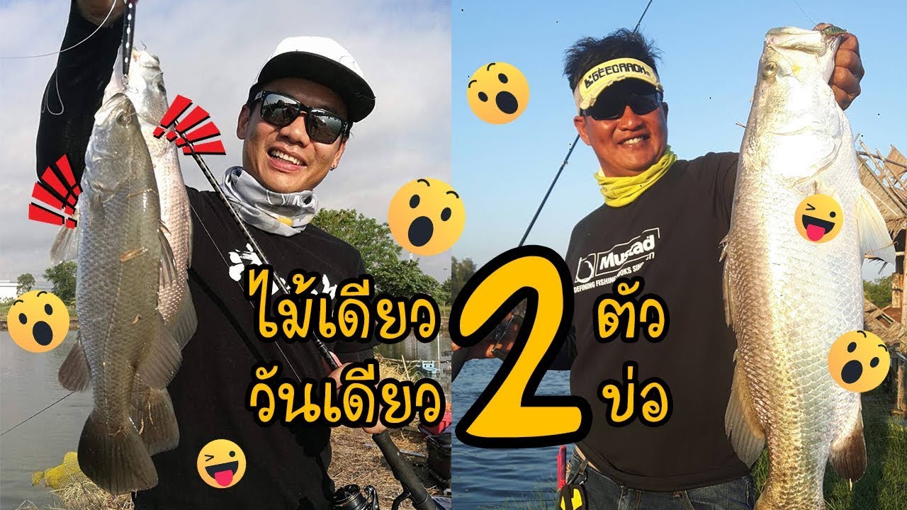 บุฟเฟ่กะพงแว๊น ไม้เดียว 2 ตัว! เคาะปลั๊กกันต่อ Jethound!